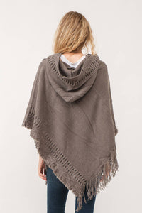 Harlie Grommet Poncho Cape Oslo Grey O/S