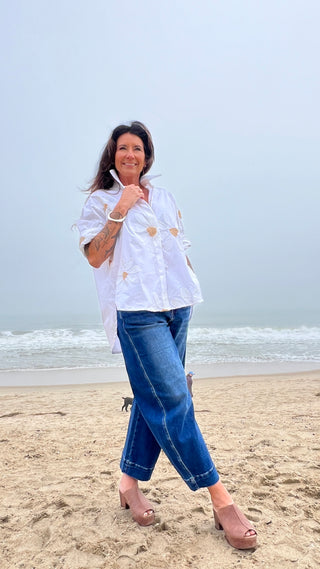 Heiress Bloom Top O/S Wt