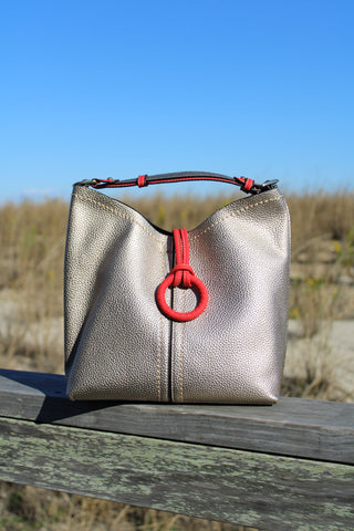 Cindy Tote 2N1 Dark Silver