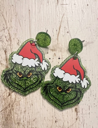 Grinchy Earrings