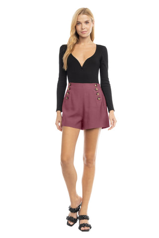 Benjamin Button Shorts - Rosewood