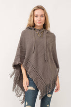 Harlie Grommet Poncho Cape Oatmeal O/S