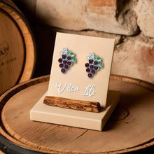 Grape stud earrings