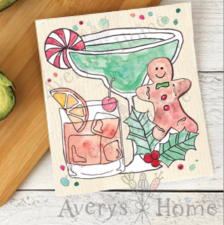 Santa Margarita Cocktail Swedish Dish Towel