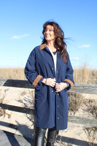 Gloomy Day In England Trench BLU