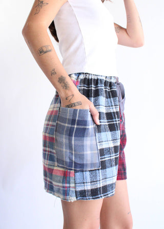 Vintage Flannel Shorts