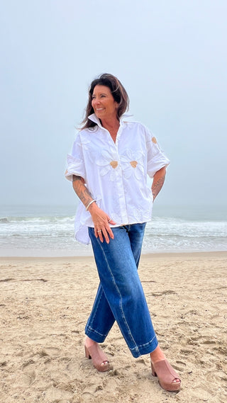 Heiress Bloom Top O/S Wt