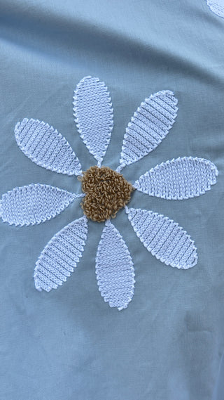 Heiress Bloom Top O/S Blue