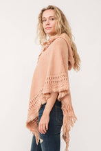 Harlie Grommet Poncho Cape Oatmeal O/S