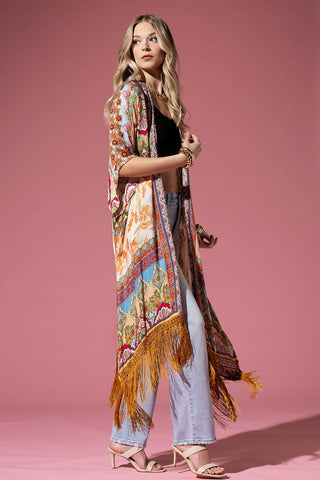 Cairo Fringe Kimono OS