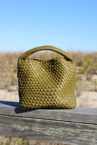 Cutie Pie Basket Weave Bag