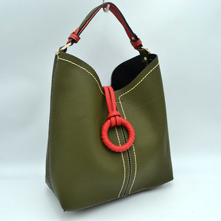 Cindy 2N1 Tote DKGRN