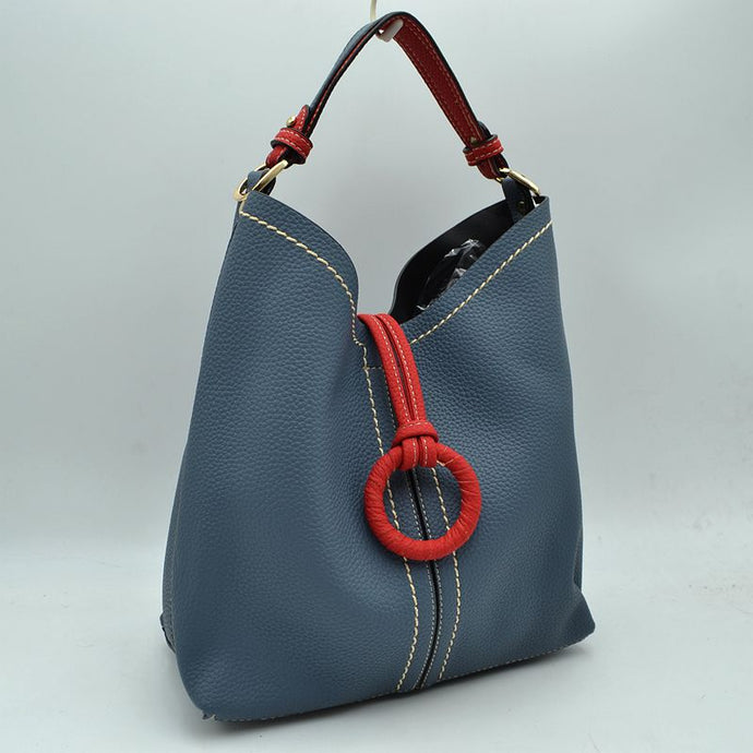 Cindy Tote 2N1 Steel Blue Handbag