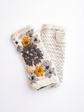 Ivory Muse Embroidery Hand warmer