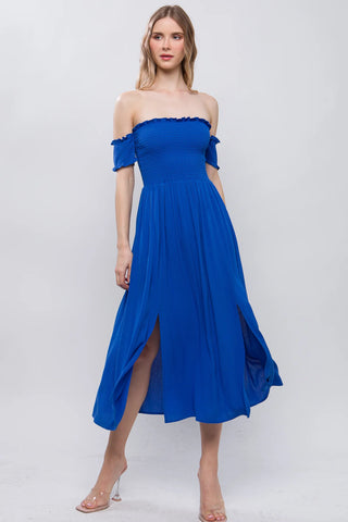 Romance On The Beach Dress Azure