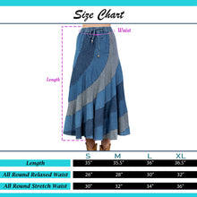 Denim Magic layered skirt