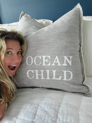 Ocean Child Euro pillow w/insert