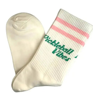 Pickleball Vibes Socks Pink/Green