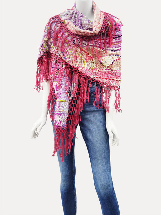 Jody Thick Stitch Scarf Shawl