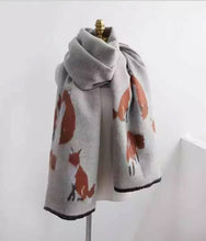 Tallyho Mr Fox Shawl Scarf