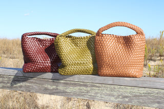 Cutie Pie Basket Weave Bag