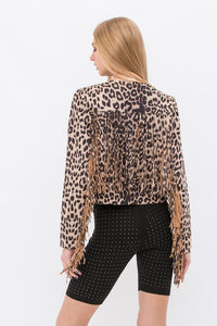 Spice Girl Leopard Jacket Multi