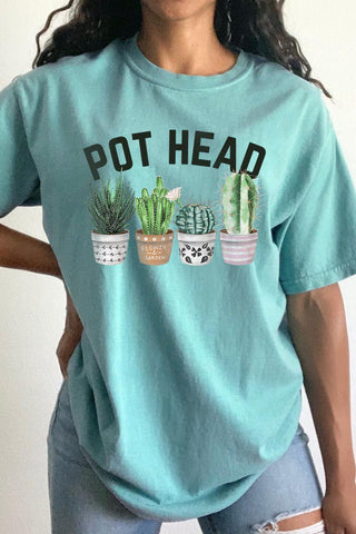 Pot Head Tee Seafoam