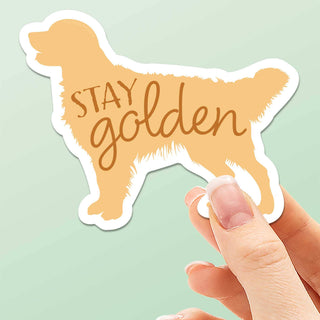 Stay Golden Dog Sticker