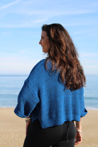 Sarafina Pullover Sweater Classic Blue