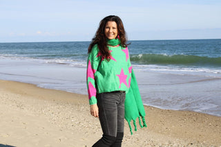 Preppy Star on Palm Beach Sweater