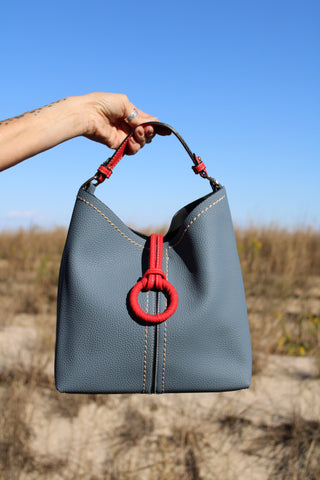 Cindy Tote Wedgewood blu/rd