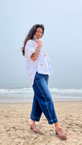 Heiress Bloom Top O/S Wt