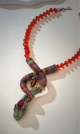 Alessandro wish snake necklace