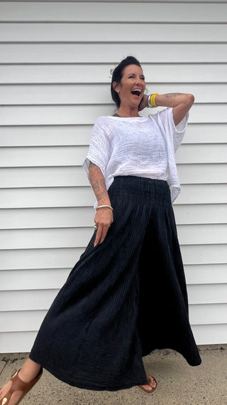 Thai Lounge Pant O/S Blk