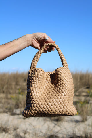 Cutie Pie Basket Weave Bag