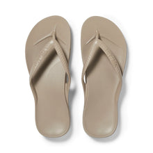 Arch Support Flip Flops Taupe