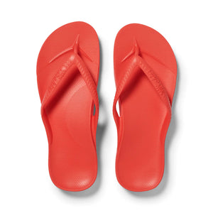 Arch Support Flip Flops Coral