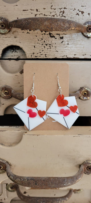 Love letters earrings