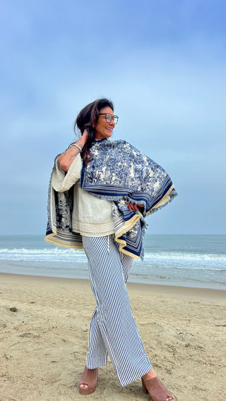 Toile Me Up Wrap O/S