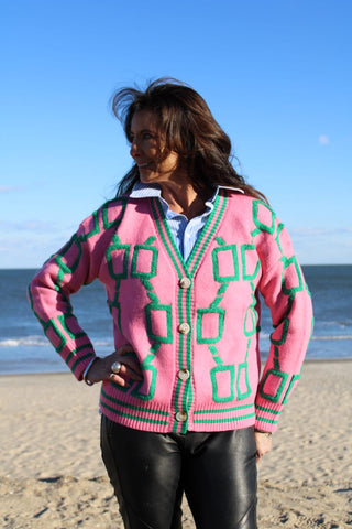 Palm Beach Links V neck sweater