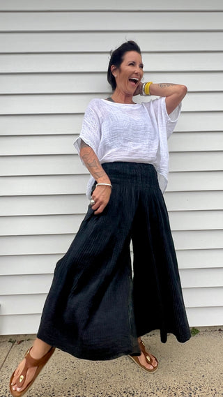 Thai Lounge Pant O/S Blk