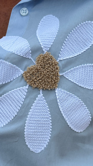 Heiress Bloom Top O/S Blue