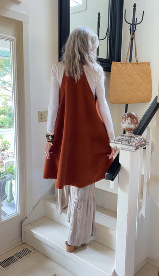 Tempest Drape Vest ginger