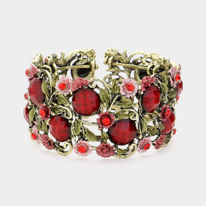 Flower Cluster stretch bracelet