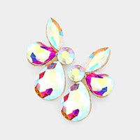 Colorful Cluster Crystal Earrings
