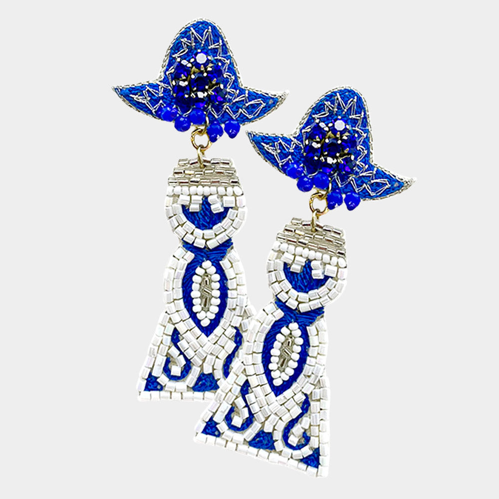 Clase Azul Reposado tequila bottle earrings