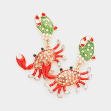 Crabby Claus Earrings