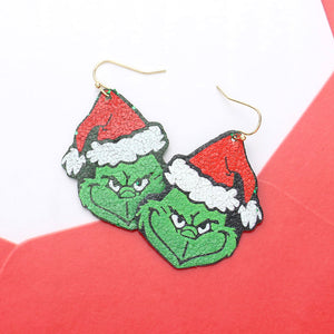 Mean Grinch Earrings