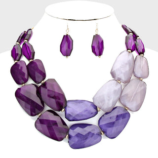 Pretty Pebbles Necklace Set