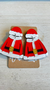 Santa Dress Outfit Earrings
